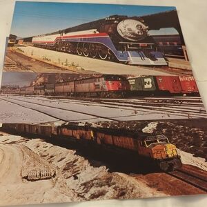 Train Large Postcards Set Of 3